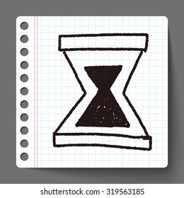 doodle hourglass