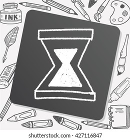 doodle hourglass