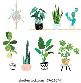 Doodle House Plants