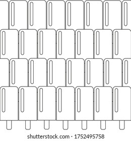 Doodle ice-cream design object eskimo
