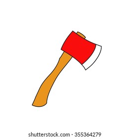doodle icon. ax. vector illustration