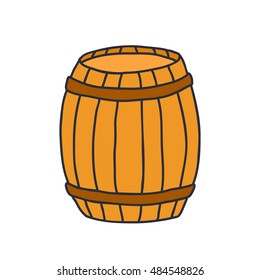 doodle icon. barrel. vector illustration