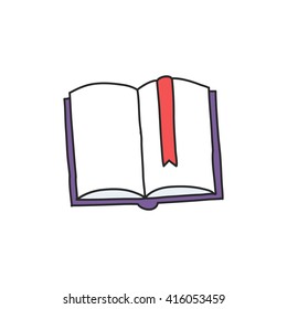 doodle icon. book. vector illustration