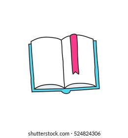 doodle icon. book. vector illustration