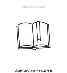 doodle icon. book. vector illustration