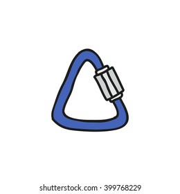 doodle icon. carbine. vector illustration