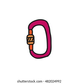 doodle icon. carbine. vector illustration