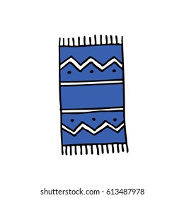 doodle icon. carpet. vector illustration
