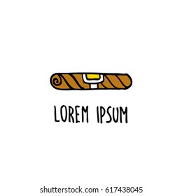 doodle icon. cigar. vector illustration