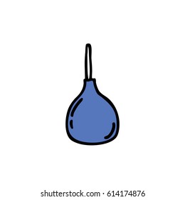 doodle icon. enema. vector illustration