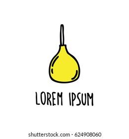 doodle icon. enema. vector illustration