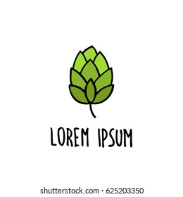 doodle icon. hop