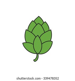 doodle icon. hop. vector illustration