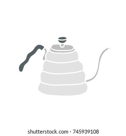 doodle icon. kettle for coffee