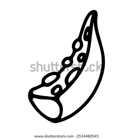 Doodle icon of octopus tentacles