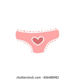doodle icon. panties. vector illustration