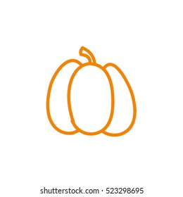 doodle icon. pumpkin. vector illustration