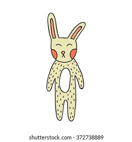 doodle icon. rabbit. vector illustration