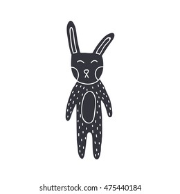 doodle icon. rabbit. vector illustration