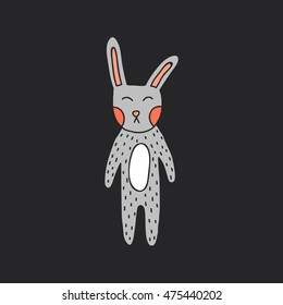 doodle icon. rabbit. vector illustration