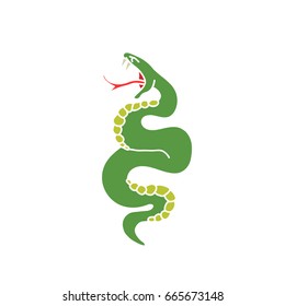 doodle icon. snake. traditional tattoo flash. vector illustration