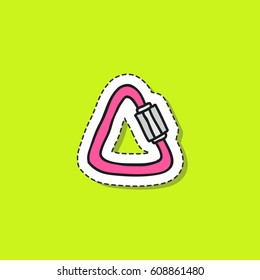 doodle icon, sticker. carbine. vector illustration