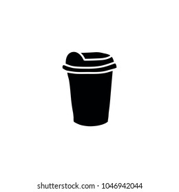 doodle icon. take away coffee cup