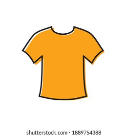 Doodle icon. T-shirt. Clothes online.