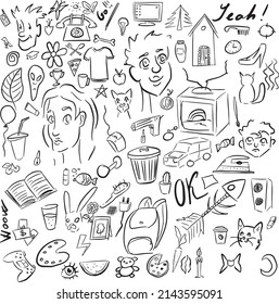 doodle icons for web resources