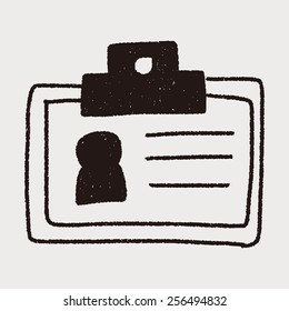 doodle id card