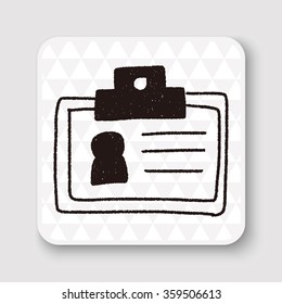 doodle id card