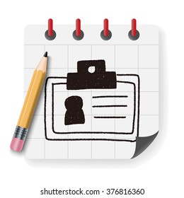 doodle id card
