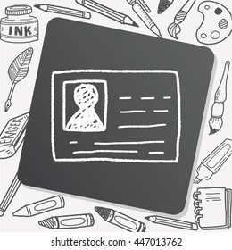 doodle id card