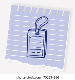 doodle id card