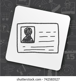 doodle id card