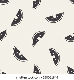 doodle igloo seamless pattern background