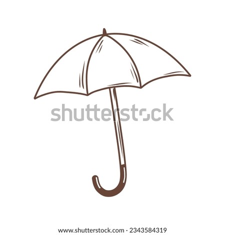Doodle  illsutration. Autumn vector hand drawn color icon