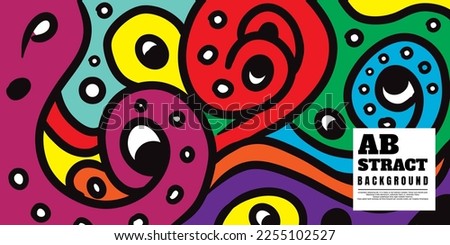 Similar – Image, Stock Photo Rubber worms: ….hinterher, ball game of the boys