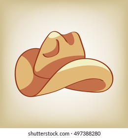 Doodle illustration of a cowboy hat.