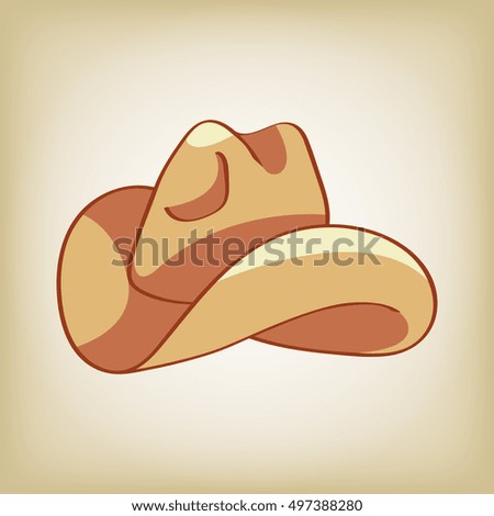 Doodle illustration of a cowboy hat.