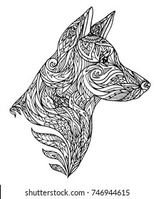 Dog Tribal Tattoo / Wolf Dog Tribal Totem Native Indian Tattoo Wolf Dog Tribal Totem Native Indian Tattoo Free Transparent Png Clipart Images Download / Dog paw print & heart pet memorial tattoo.