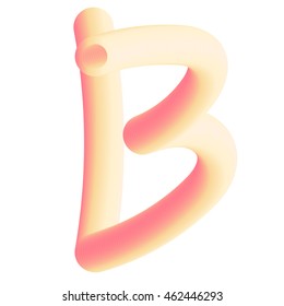Doodle Illustration Featuring the Small Letters of the Alphabet