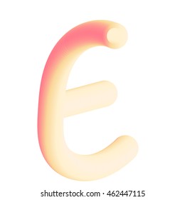 Doodle Illustration Featuring the Small Letters of the Alphabet