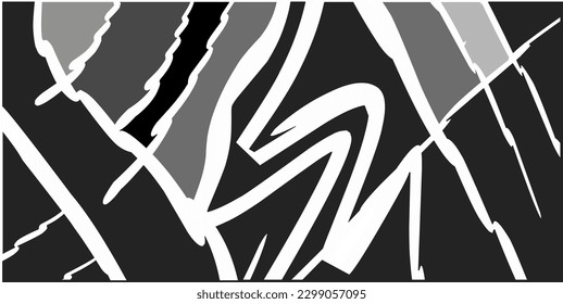 doodle illustration having a different color on the background