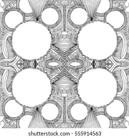 Doodle illustration pattern. Card cover for various occasions. 