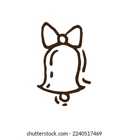 Doodle Illustration of a ring bell toy