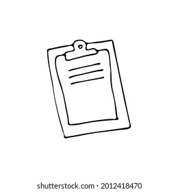 Doodle image folder tablet. Hand-drawn image for various designs.