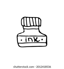 Tinta de imagen de Doodle. Imagen dibujada a mano para varios diseños.