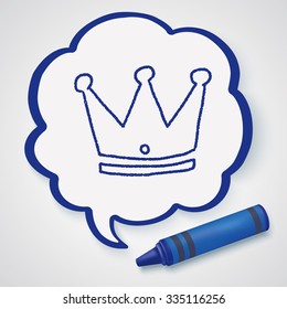 Doodle Imperial crown