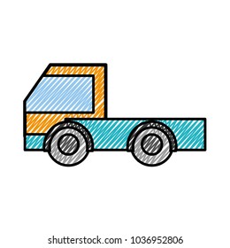 doodle industry truck vehicule transportation car